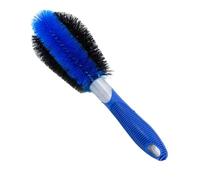 Spoke Scrubber Tool - ergonomic handle, tire brush, vehicle washer | heavy-duty car wash accessory kit designed to reach narrow gaps and remove grime from rims, bikes, motorcycles, auto detailing