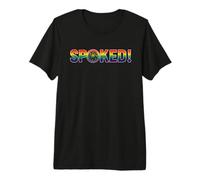 Spoked! Rainbow | Mountain Biking Cycling BMX Outdoors Premium T-Shirt