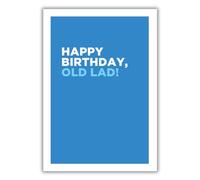 Spoken In Jest, Birthday Card for Him, Happy Birthday Old Lad Male Birthday Card