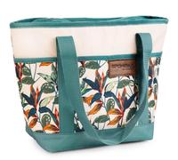 Spokey Eco Simply thermal bag green and beige 929509