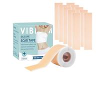 SPOKKI 4cm*3M Silicon Scar Tape, Non-Irritable to Skin Scar Sheet, Silicone Tape Scars, Scar Tape for Wrinkles, Silicone Scar Tape for Face, Scar Silicone Tape for Acne, Acne, C-Section Surgical Scar