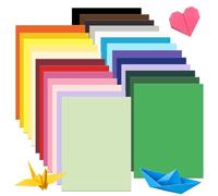 SPOKKI 50 Sheets 300GSM A4 Coloured Card Paper, Thick Multicoloured Card Stock in 25 Rainbow Colours Craft Card Paper for Card Making DIY Crafts Arts Office Printing Postcards