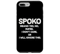 Spoko Means Yes No Maybe Funny Polish Phrase Case for iPhone 7 Plus/8 Plus