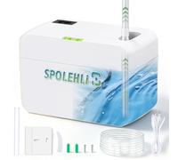 Spolehli Condensate Pump 40L/H Air Conditioning Condensate Drain Pump with 380ml Water Tank & 5m Hose Ultra Quiet Condensate System for 15kw (1-3p) HVAC, Ice Makers, Dehumidifiers, Fridges