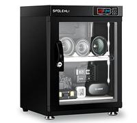 Spolehli Dry Cabinet Camera Digital Control Dehumidifier 35L Electronic Dry Box with LED Lights Noiseless & Energy Saving for Camera Lens & Electronic Equipment Storage