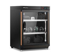 Spolehli Dry Cabinet Camera Digital Control Dehumidifier 70L Electronic Dry Box with LED Lights Noiseless & Energy Saving for Camera Lens & Electronic Equipment Storage(UK Version)