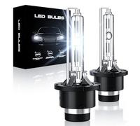 SPOLI D2s xenon bulbs 6500K Daylight White D2R/D2C HID Headlight, 35W High/Low Beam for 12V Car OEM Replacement for 66240 66040 85122, Pack of 2