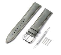 Spolife Leather Watch Straps for Men & Women Genuine Leather Replacement Bands, Quick Release Replacement Watchbands 16mm 18mm 20mm 22mm (with Watchstrap Pins,Repair Tool) (Light Green, 22mm)