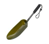 Spomb Scoop Carp Fishing Spod Spoon, Detachable Fishing Bait Scoop with Copper Interface & EVA Handle