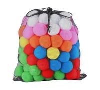 Sponge Balls - 60 Pieces Soft Colorful Fun Soakers, Soft Splashing Core Structure, 5cm Small Spherical Size, Absorbent PP Fibre Bead For Backyard Games Swimming Pool