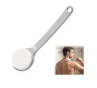 Sponge Bathing Brush with Long Handle - Gentle Exfoliator & Lotion Applicator for Back, Body & Sensitive Skin, Perfect for Elderly & Limited Mobility Users, Shower Brush for Men Women (1 PC)