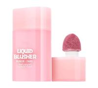 Sponge Blush, Liquid Blush Beauty Wands, Natural Buildable and Blendable Shade, Blusher Wand with Soft Sponge Head Makeup for Lips and Eyes, Pink, 1 Piece