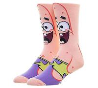 Sponge Bob Squarepants Patrick Crew Socks, Multicoloured, One Size