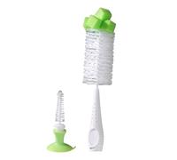 Sponge Bottle Cleaner - Reusable Scrub Brush, Soft Baby Tool | Durablle Bottle Washing Stick, Non-Slip Grip Sponge Wand, 2-in-1 Cleaning Set for Infantt Feeding Utensils Kitchen Sink Organization