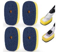 Sponge Brush Refills for OXO Soap Dispensing Dish Brush - 4 Pack Dish Cleaning Soap Dispensing Head Replacement for Scrubber