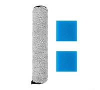 Sponge Brush Roller Kit for Eureka NEW400 Vacuum, High-Density Soft Flannelette Filter & Floor Cleaner Accessories, Gentle on Hard Wood Marble Floors, 1 Roller + 2