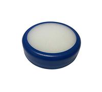 Sponge Dampener Pad Fingertip Water Moistener Paperwork Notes Office Stamps Mailing Envelopes Wet Money Cashier Counting Business Creative Round Blue Plastic Case (Pack of 1)