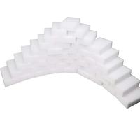 Sponge Eraser 50 Pack Multi Functional Melamine Foam Cleaning Pads 100x60x20mm Durable Stain Remover Sponges for Kitchen Bathroom and Household Surfaces