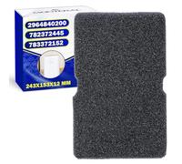Sponge Filter for Tumble Dryer 243x153x12 mm with the Original Code 2964840200 for Beko for Blomberg - MONTERAL