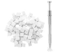 Sponge for Le - Applicator Tools with Tweezers | Gel Manicure Nail Care with Soft Sponge Materials | Mini Nail Brush for Precise Color Gradients