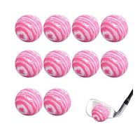 Sponge Golf Practice Balls indoor, Sponge Practice Golf Balls, 10x Elastic Golf Balls, Family Games Sport, Warm-up Equipment for Backyard Course Running Course i