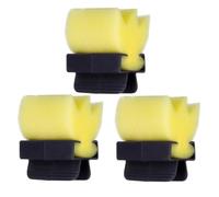 Sponge Hair Cleaning Brush 3pcs Neck Duster for Home Shaving | Yellow Set, Removes Tiny Debris Quickly, Comfortable Grip, Suitable for Women and Men