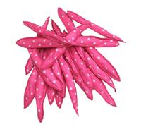Sponge Hair Curlers 20Pcs Pink Wave Point with Wire for Girls | Hair Curlers Rollers, Wave Point Pattern, Natural Waves and Tight Grip, Hair Net Included, DIY Styling Tool