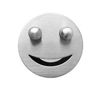 Sponge Holder for Kitchen Sink- 7.6x2cm Stainless Steel smileyy Face Dish Sponge Holder | Stainless Steel Organizer with Suction Cup | Kitchen Storage Accessories for Cleaning Cloths Scouring