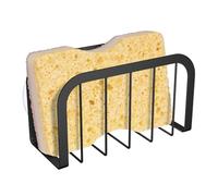 Sponge Holder for Kitchen Sink with Suction Cups, Kitchen Sponge Holder,Kitchen Sink Caddy(Black)