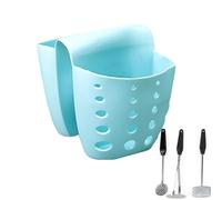 Sponge Holder for Sink - Saddle Sponge Holder for Sink, Organizer with Drain Holes, Sink Drain Strainer and Food Catcher Basket | Ideal for Drying Sponge, Brush, and Soap Bar | Efficient Drainer Rac