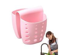 Sponge Holder for Sink, Saddle Sponge Organiser with Drain Holes, Draining Basket and Draining Rack, Flexible Drain Strainer for the Sink, Drying Food Collection Basket for Organis