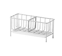 Sponge Holder, Kitchen Sink Organizer Stainless Steel Kitchen Brush Holder Organizer Drying Rack Basket for Cleaning and Scrub Tool