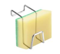 Sponge Holder Rack for Sink, Double-Sink Dish Sponge Holder Rack, Heavy-Duty Stainless Steel Gadget for Scrubbers Soap Brushes Towel Quick Draining