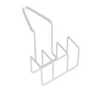 Sponge Holder Rack - Metal Non Slip Rustproof 3 Slot Storage, Kitchen Sink Organizer, Sturdy Easy Drain Design, Multi Purpose Cleaning Tool, Premium Dish Brush Soap Cloth Holder, Home Bathroom Use