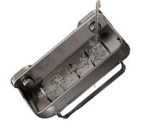 Sponge Holder Suction, Dish Scrubber Rack, Aluminum Soap Organizer