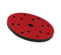Sponge Interface Pad for 6 Inch Random Orbital Sanders, 15 Hole Backing Pad with Hook and Loop for Electric Grinder Sander, Compatible