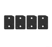 Sponge Lint Filter Mat for Miele Heat Pump Dryer Black 4pcs(for Miel) | Reusable foam material, captures fine lint, fits for miele T1 for series, 207x157x30mm dimensions, pack of 4 units