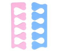 Sponge Nail Finger Toe Separators 2pcs for Manicure and Pedicure | Foam Construction, Pink Finish, Easy to Use, Protects New Polish, Suitable for Finger Nails and Toe Nails Random Color