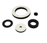 Sponge Neoprene Adhesive Backed Rubber Washer - Size; 4mm Thick - 5mm Inside Diam x 14mm Outside Diam