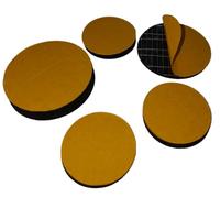 Sponge Neoprene Rubber Disk Adhesive Backed - Size; 25mm Diameter x 2mm Thick