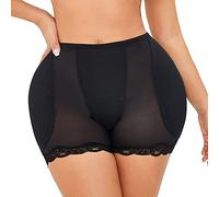 Sponge Padded Butt Lifter Shaper Hip Enhancer Panties Shapewear Low Waist Lace Control Knickers