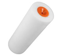 Sponge Paint Roller Brush Head with Handle for Home Wall Painting | White Plastic Grip, Precise Control in Tight Spaces, Easy Cleaning, Cabinet Touch Ups