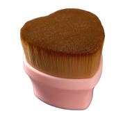 Sponge Roll-On Applicator - Sunscreen Applicator | Sunscreen Makeup Brush | Heart Shaped Cosmetic Brush for Sun Protection Lotion and Skin Tone Soft Fibres