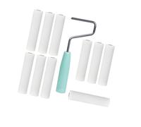 Sponge Roller Brushes Pack of 10 Foam Paint with Thumb Holder for Home Living Space Painting and Staining Foam