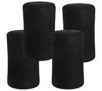 Sponge Roller Foam Pads Easy to Install and Remove 4pcs Black Prevent Discomfort and Injury Replacement for Gym Equipment for Ab Training and Leg Extension Machines