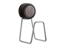 Sponge Silver Dish Rag Holder for Kitchen Sink, Suction Cup Multi-functional Pot Lid Storage Rack(Brown)