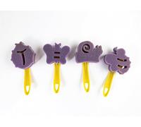 Sponge Stampers Bugs ~ 4 Minibeast Dabbers Snail, Butterfly, Bee, Ladybird or Beetle