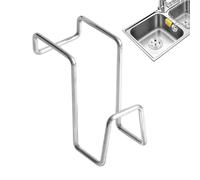 Sponge Storage Rack for Sink,Double-Sink Sponge Holder for Kitchen - Heavy-Duty Stainless Steel Gadget for Scrubbers Soap Brushes Towel Quick Draining