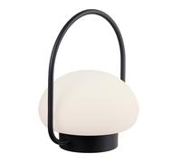 Nordlux Sponge To Go Outdoor Patio Terrace Plastic Battery Light In White (Diam) 22.5Cm