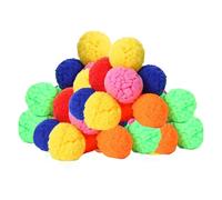 Sponge Water Balloons - Self Sealing Splash Balls, Soft Cotton Mesh Material, 30 Pack Reusable Water Fight Set, High Absorbency Quick Soak Toy - For Backyard Play & Beach Games